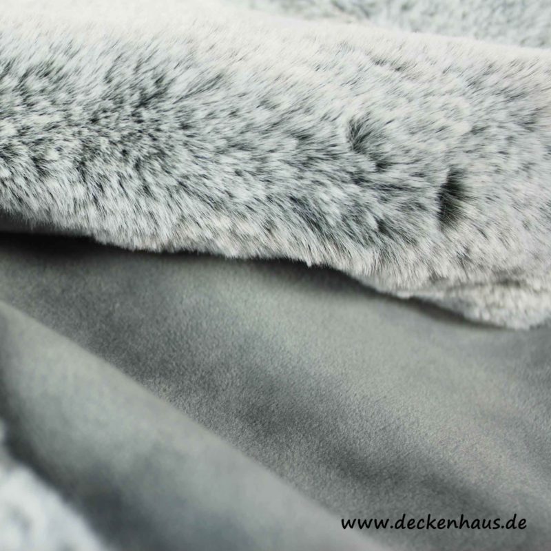 Webpelz Decke Koala in trendigem silber für jedes Sofa